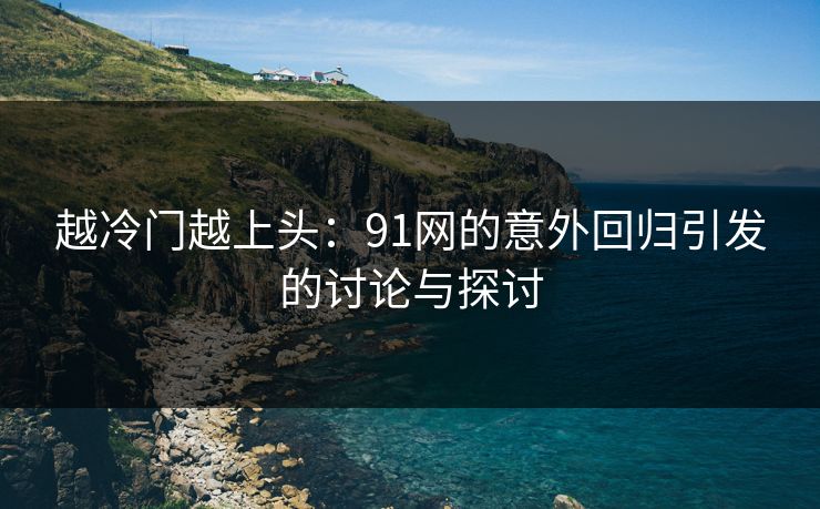 越冷门越上头：91网的意外回归引发的讨论与探讨
